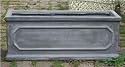 Faux Lead Fibreclay Chelsea Trough/Planter, 70cm