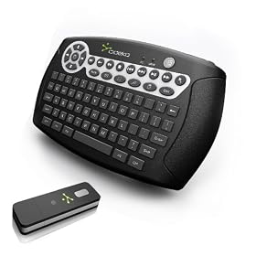 Cideko Air Keyboard Wireless Media Keyboard & Gyro Mouse for HTPC, PC, Mac & PS3