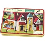 Mudpuppy Mixed-up House Magnetic Build-its