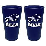 NFL Buffalo Bills 2 Pack Colored Frosted Pints