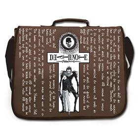 Death Note - Messenger Side School Bag - Lights & Ryuk