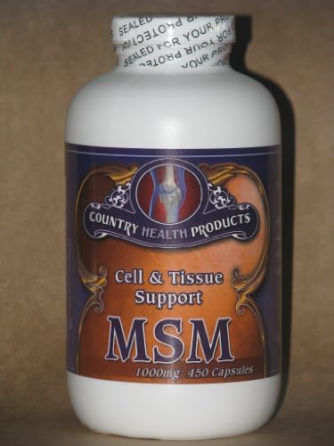 MSM Capsules 1000mg - 450 Capsules - Country Health Products