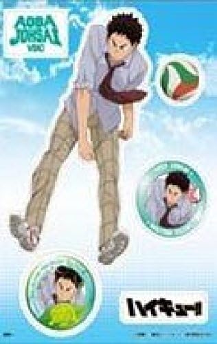 Haikyuu !! Charapeta Sticker Sheet Seal Hajime Iwaizumi Msize Anime Goods