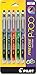 PILOT Precise P-700 Gel Ink Rolling Ball Stick Pens, Marbled Barrel, Fine Point, Black/Blue/Red/Green/Purple Inks, 5-Pack (38617)