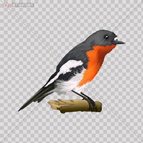 Decal Stickers Vinyl Bird Of The Forest Window Store Restaurant Wall Art Decor Garage Doors Mobile Laptop Size: 5 X 3.9 Inches Vinyl color print