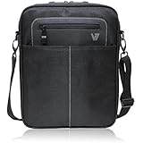 V7 Cityline Messenger Bag for iPads and Tablets Upto 10.1-Inch, Black (CMX3-9N)