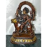 Decorarive- Maa Durga Hindu God Brass Sculpture From India 12 inches