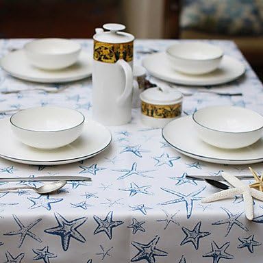 Blue Starfish Table Cloth