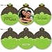 Spreading Joy & Love - Ornament Shaped Photo Holiday Card
