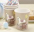 Ginger Ray Rocking Horse & Teddy Vintage Paper Cups (8 Pack), Mixed