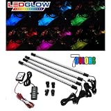 4pc. Expandable 7 Color Led Interior Kit