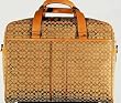 Coach Signature Hudson Commuter Laptop Business Briefcase F70181