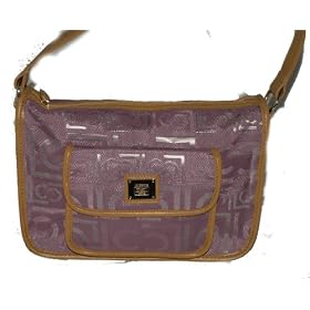 Liz Claiborne Heritage Mosaic Amethyst Tote