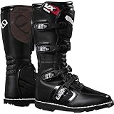 MSR Racing VX1 Men's Dirt Bike Motorcycle Boots - Color: Black, Size: 10