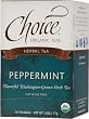 Choice Organic Peppermint Herb Tea, 16-Count Box (Pack of 6)