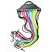 Marrywindix 12 Pcs Unisex Eyewear Braided Colorful Nylon Cord Sports Reading Glass Sunglass Neck Safety Strap Eyeglass Cord Lanyard Holder