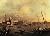 IMAGE OF Ready to hang paintings on stretched canvas - Francesco Lazzaro Guardi - 24 x 18 inches - Venice ...
