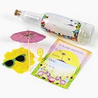 Tropical Invitations In A Bottle (1 dz)