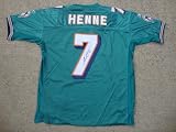 Miami Dolphins CHAD HENNE Signed Autographed NFL Jersey COA