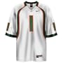 Nike Miami Hurricanes #1 White Replica Jersey