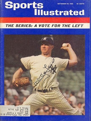 Whitey Ford Autographed/Hand Signed Sports Illustrated Magazine September 30, 1963