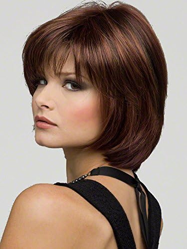 JjYy Women's High Quality Coffee Short Bob Hair Fashion Wig High-grade Wig Cap