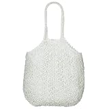 Xhilaration Crocheted Tote - White
