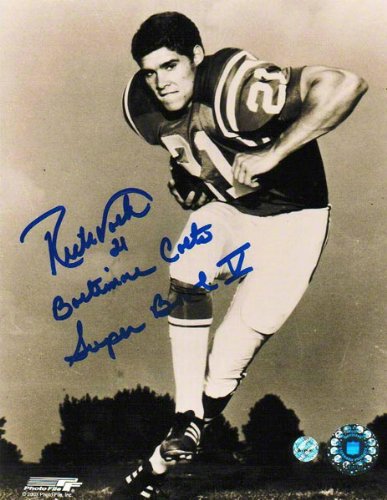 Rick Volk Autographed Baltimore Colts 8x10 Photo Inscribed 