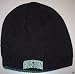 BOSTON CELTICS NBA Reversible Black and Green Knit Beanie Hat