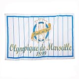 Drapeau OM Olympique de Marseille (140 x 90)cm. T: