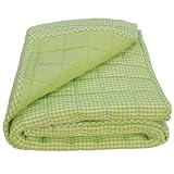 Tadpoles Classics Gingham Crib Coverlet, Green