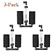 AQUAPAPA Pack of 3 Bio Sponge Filter for Betta Fry Aquarium Fish Tank, Double Sponge XY-2822 (L)