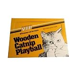 WOODEN BALL WITH CATNIP / 12 PER DISPLAY
