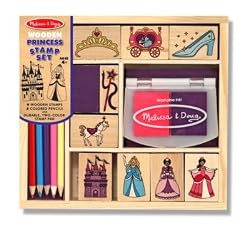 Melissa & Doug Princess Woodenstamp Set