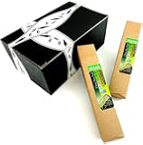 Amella Vegan Gray Sea Salt 72% Dark Chocolate Caramels, 2.8 oz Packages in a Gift Box (Pack of 2)