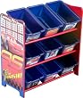 Cars 9 Bin Toy Organizer
