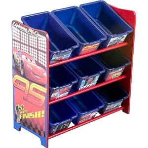 Cars 9 Bin Toy Organizer by 