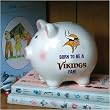 Minnesota Vikings Memory Company Born to Be Piggy Bank NFL Football Fan Shop Sports Team Merchandise