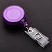 (Price for 10 PCS) Translucent ID Badge Holder Reel, Purple