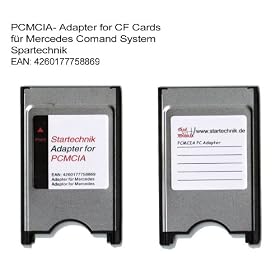 PCMCIA Compact Flash Card Adaptor for Mercedes COMAND APS systems (S E C GLK Class)- with PCMCIA Slot