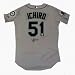 Ichiro Suzuki Seattle Mariners Autographed Authentic MLB Baseball Jersey (Away)