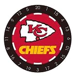 NFL Kansas City Chiefs Bristle Dart Board With Darts And Flights