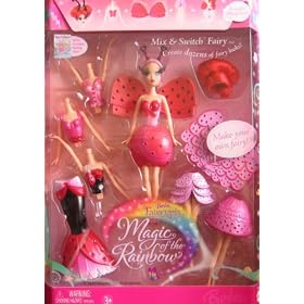 Barbie Fairytopia Mix and Switch Fairy Ladybug - Magic of The Rainbow (2006) by Barbie Fairytopia Magic of the Rainbow Mix & Switch Fairy Create Dozens of Fairy Looks%21