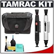 Tamrac 5535 Adventure 5 Camera Bag (Gray) + Accessory Kit for Canon Rebel XSi, XS, T1i, XTi, 40D, 50D, Nikon D40, D60, D5000, D90, D300, D700, Olympus Evolt E-30, E-450, E-520, E-620, and Sony Alpha A200, A300, A350, A700 Digital SLR Cameras