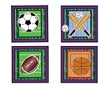 Sports Fun Soccer Basketball Football Wall Sticker Art