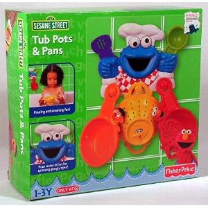 Sesame Street Tub Pots and Pans by 