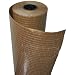 Plasticover Reinforced Kraft Paper, Polyethylene and Fiberglass Threading, No Backing, Brown, 0.007" Thick, 36" Width, 200' Length