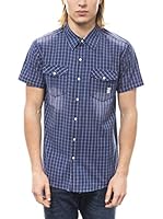 BIAGGIO Camisa Hombre (Azul Denim)