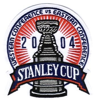 2004 NHL Stanley Cup Patch - Tampa Bay Lightning vs Calgary Flames
