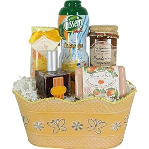 Orange, Cinnamon and Citrus Gourmet Decorative Gift Basket